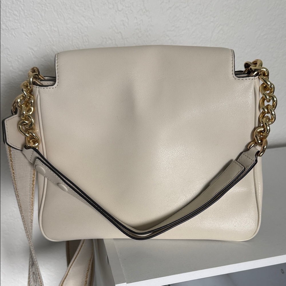Marc Jacobs Beige Crossbody Bag with Gold Accents - Picture 4 of 4